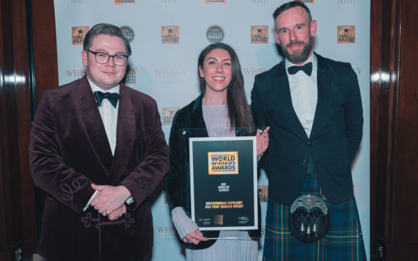 Lto R Christopher Coates Breckendridge award winner and Michael Mc Laren of Mc Laren Packaging