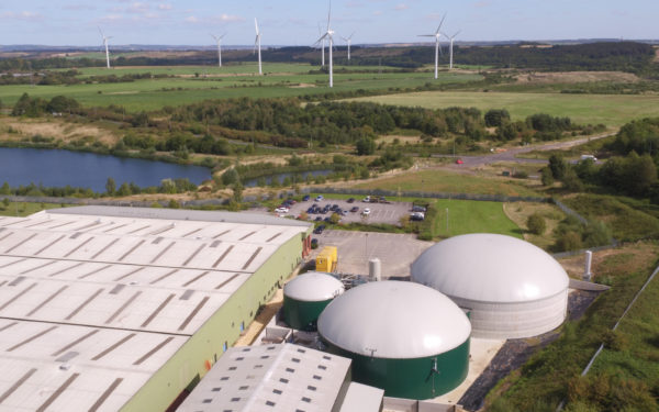 Ariel view of packaging manufacturing in Scotland